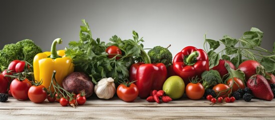 Healthy food background