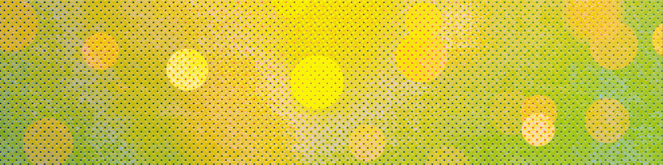 Yellow bokeh background for banner, poster, ad, celebrations, and various design works