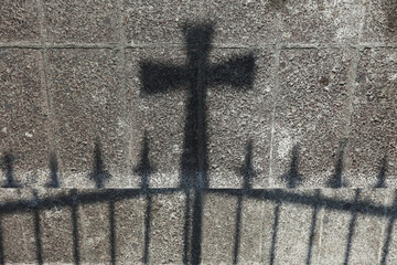 cross on the grave