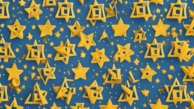 seamless pattern with star
