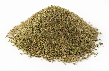Dried Oregano, cut out on white background