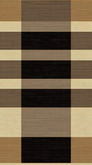 Fototapeta premium Vertical stripes of beige, brown, and black. Geometric pattern. 