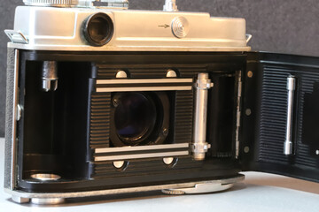 film compartment of an old camera 