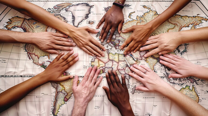 Obraz premium Global Unity for Social Justice