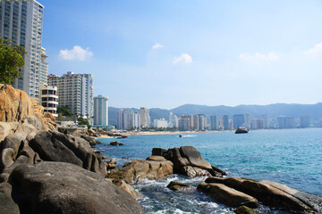 

beautiful view, hotel zone acapulco, mexico