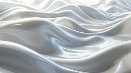 Fototapeta premium Smooth elegant white silk