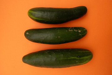 cucumber, food, vegetable, isolated, green, fresh, healthy, white, vegetarian, organic, ripe, ingredient, raw, freshness, eating, diet, nature, plant, vegetables, salad, fruit, cucumbers, object, agri