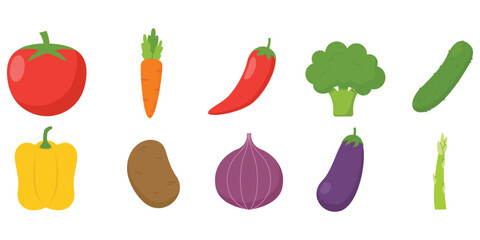 Healthy Vegetable Illustration