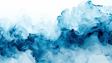 Abstract Art Blue Paint Background Liquid Fluid Grunge Texture