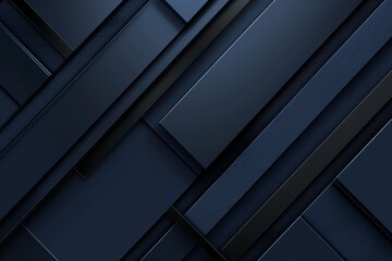Elegant Fusion Modern Black and Blue Abstract Background