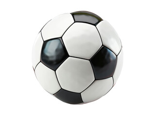 soccer ball isolated, 3d illustration