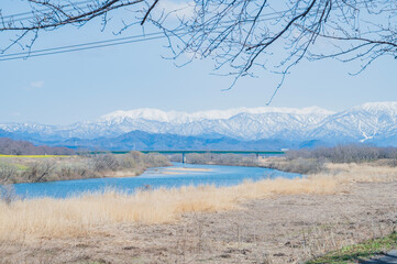 新潟　加治川河川敷（新発田市）