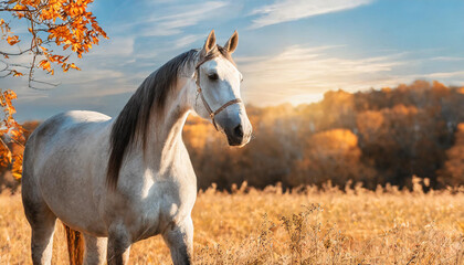 cavallo arabo prateria 