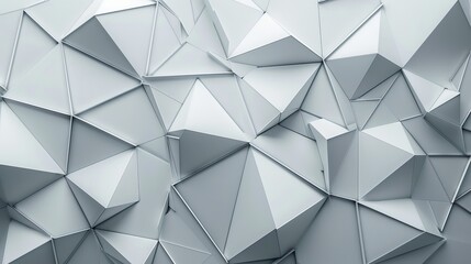 Geometric polygon triangle pattern for futuristic digital science concept and technology design - Powered by Adobe