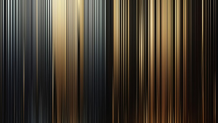 Abstract silver and gold background. vertical lines and strips.