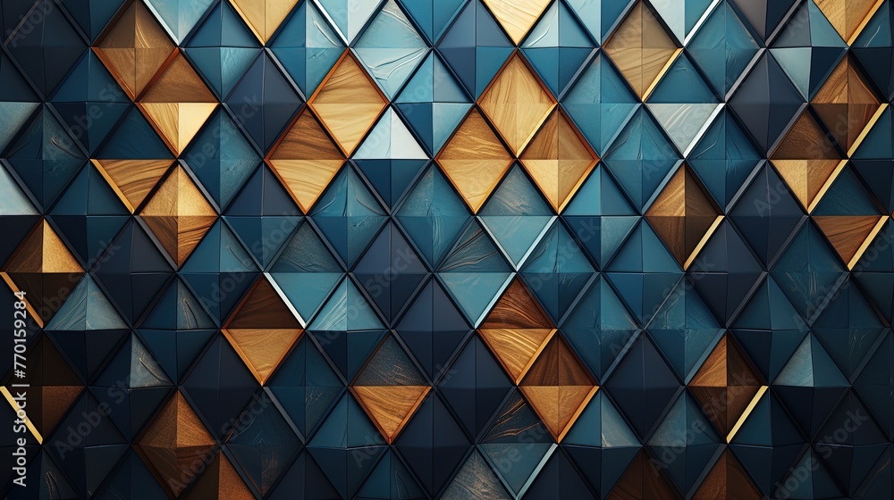 Poster a background with diamond shaped tiles forming a complex pattern