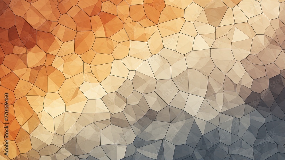 Poster a background with irregular polygons arranged in a mosaic like manner