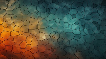 a background with irregular polygons arranged in a mosaic like manner - obrazy, fototapety, plakaty