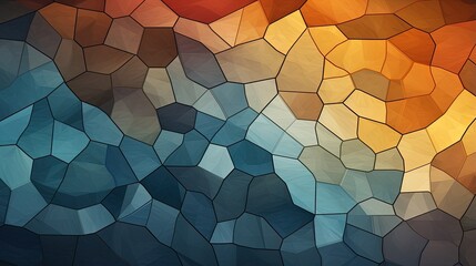 a background with irregular polygons arranged in a mosaic like manner - obrazy, fototapety, plakaty