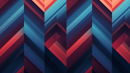 a geometric background with diagonal lines forming a chevron pattern - obrazy, fototapety, plakaty