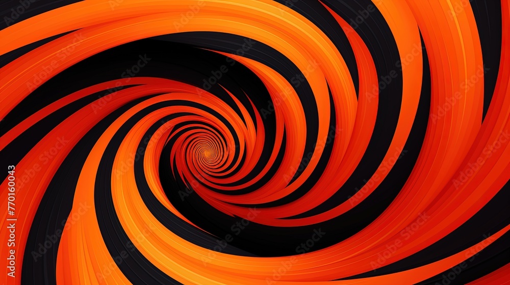 Poster an abstract background with concentric circles in a spiral formation
