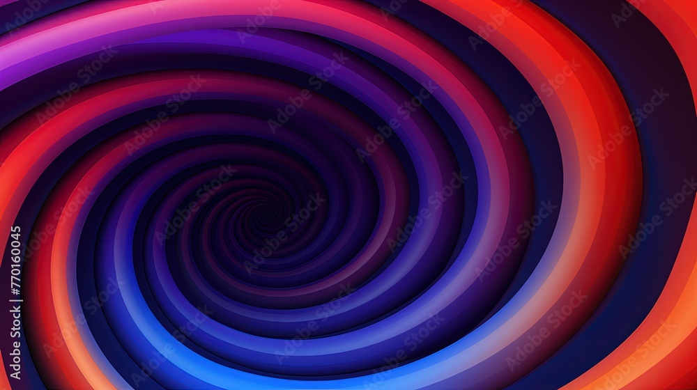 Poster an abstract background with concentric circles in a spiral formation
