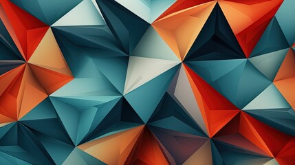 Fototapeta premium geometric pattern inspired by origami folds