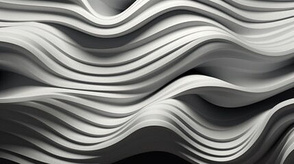 Obraz premium wave like formation of interlocking curves