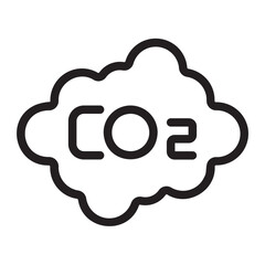 co2 line icon