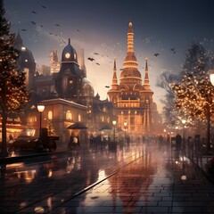 St.Petersburg, Russia at night - obrazy, fototapety, plakaty