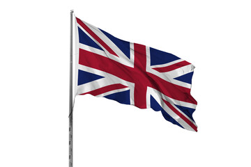 Waving United Kingdom of Great Britain and Northern Ireland country flag