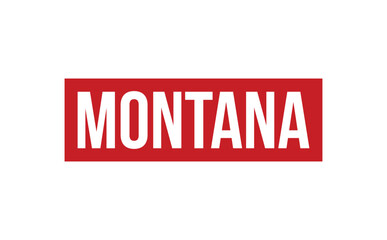 Montana Rubber Stamp Seal Vector
