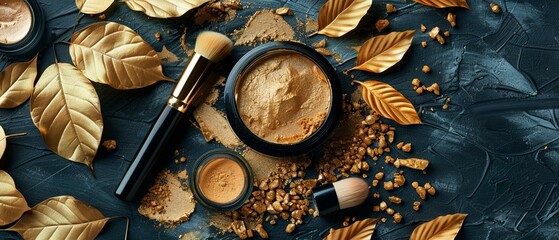 A beauty workshop flyer featuring the essentials for creating a golden glow