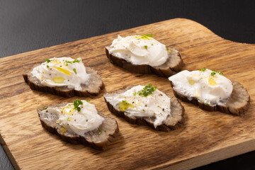 いぶりがっこ　クリームチーズ