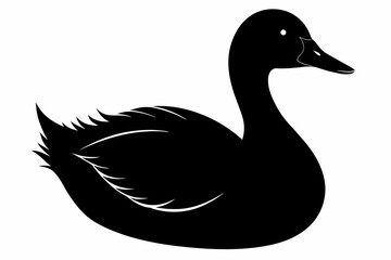 duck-black-silhouette-with-white-background.