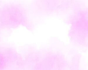 滲みのあるピンクの水彩風背景　壁紙　素材