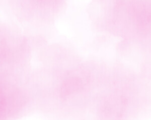 滲みのあるピンクの水彩風背景　壁紙　素材