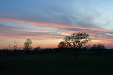 Fototapeta na wymiar Cloudy Sunset