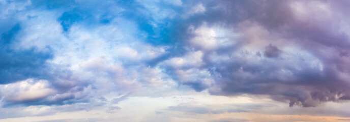 Abstract panorama cloud texture.