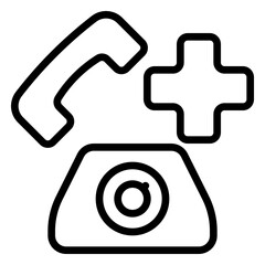 information management icon, line icon style