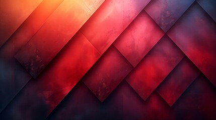 Abstract image. Red crimson abstract background for design. Geometric shapes. Triangles, squares, stripes, lines. Color gradient. Modern, futuristic. Light dark shades. Web banner. Modern, futuristic.