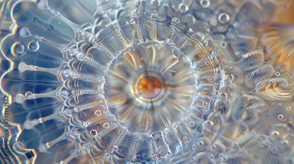 Poster in this highresolution image the complex wheel structure of a rotifer can be seen in great detail. t