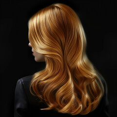 Naklejka premium hair of a woman