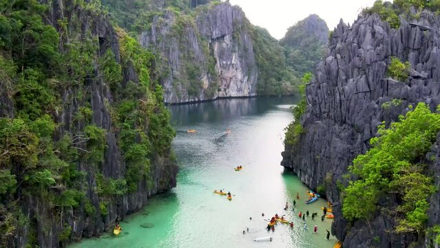 Lagoon in the Philippines 