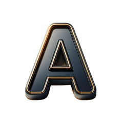 3d Letter A
