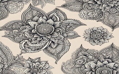 pattern with flowers