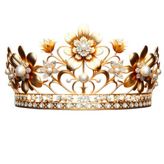 Golden tiara

