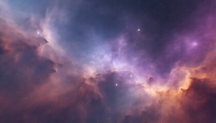 Fototapeta na wymiar Nebula Cloud Galaxy background. Generative AI.