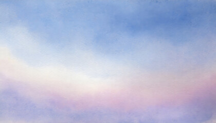 Watercolor Sky Gradient background. Generative AI.