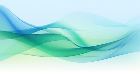 fluid blue and green wave background